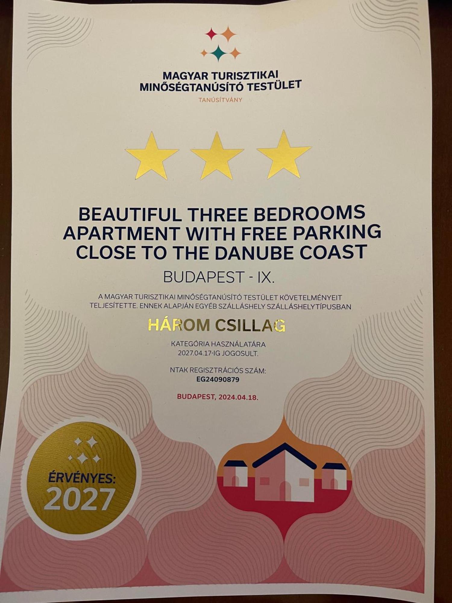 Beautiful Three Bedrooms Apartment With Free Parking Close To The Danube Coast Budapest Exteriör bild